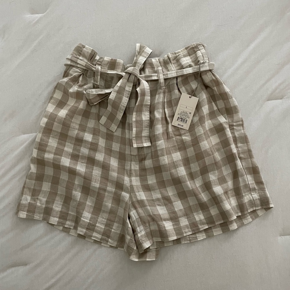 NWT | a new day High-Rise Paperbag Shorts